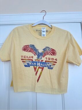 Tilly's Yellow Van Halen Tour Graphic Tee